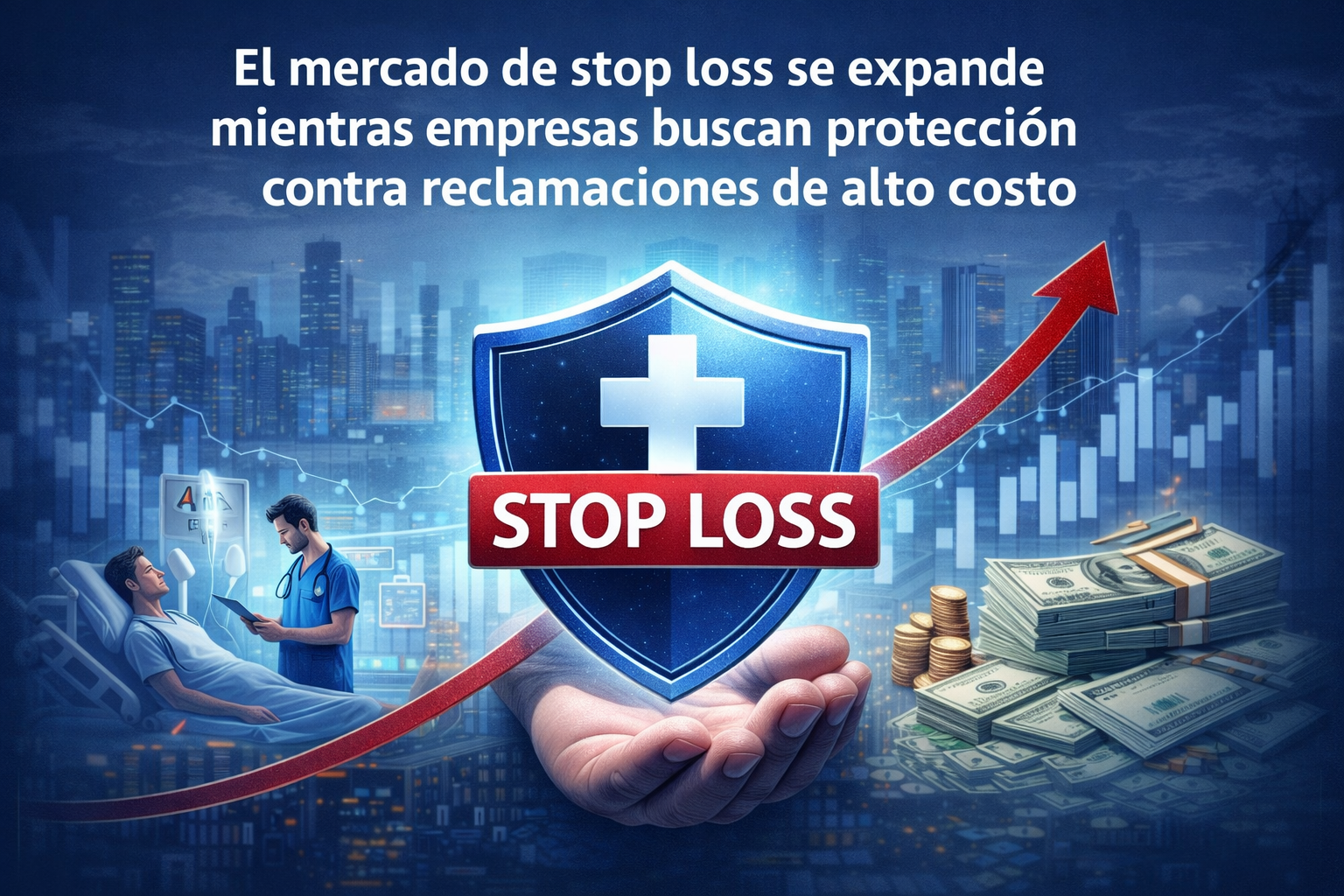 Expansión del mercado stop loss médica